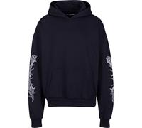 MT Upscale Felpa 'God Loyalty Love' rosso / nero / argento Uomo MT Upscale XXL