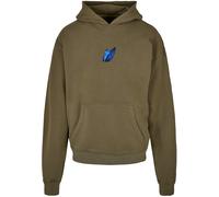 MT Upscale Felpa 'Le Papillon' beige / zappiro / oliva / nero Uomo MT Upscale XL
