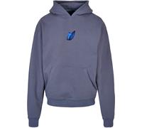 MT Upscale Felpa 'Le Papillon' blu / zappiro / grigio / bianco Uomo MT Upscale XXL blu / zappiro / grigio / bianco
