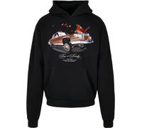 Mister Tee Pimp A Butterfly Heavy Oversize Hoodie Nero S Uomo