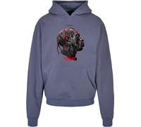 MT Upscale Flying High Heavy Oversize Felpa con cappuccio M Blu