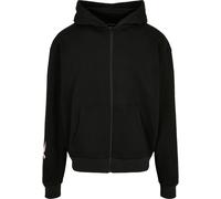 MT Upscale Giacca di felpa 'Doves' grigio chiaro / sambuco / nero / offwhite Uomo MT Upscale XL