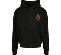 MT Upscale Giacca di felpa 'Santa Monica' colori misti / nero Uomo MT Upscale XL colori misti / nero