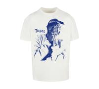 MT Upscale Maglietta '2Pac Me Against The World' crema / blu reale Uomo MT Upscale XL crema / blu reale