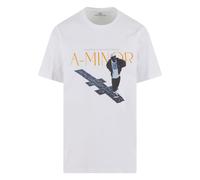 Mister Tee A-minor Oversize Short Sleeve T-shirt Bianco S Uomo