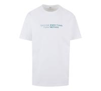 MT Upscale Maglietta 'Appreciate Expect' blu chiaro / bianco Uomo MT Upscale 5XL