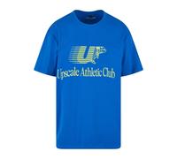 MT Upscale Maglietta 'Athletic Club' blu / kiwi Uomo MT Upscale XL