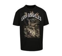 MT Upscale Mister Tee City of Angels Oversize Tee, T-Shirt Unisex - Adulto, Black,
