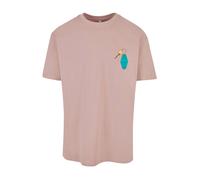 MT Upscale Maglietta 'California Motel' beige chiaro / giada / verde erba / rosa antico Uomo MT Upscale XL
