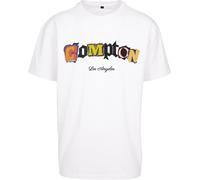 MT Upscale Maglietta Compton L.A. Oversize Tee White M Bianco