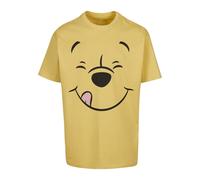 MT Upscale Maglietta 'Disney 100 Winnie Pooh Face' limone / rosa chiaro / nero Uomo MT Upscale L