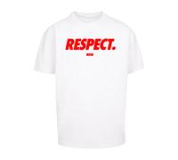 MT Upscale Maglietta 'Football's coming Home Respect' rosso / bianco Uomo MT Upscale XXL