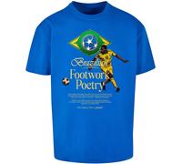 MT Upscale Maglietta Footwork Poetry Oversize Tee MT3222 M Blu