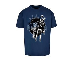 MT Upscale Maglietta Hand Of God Oversize Tee MT3223 S Blu