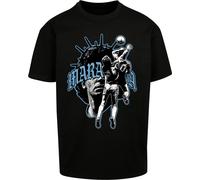 MT Upscale Maglietta Hand Of God Oversize Tee MT3223 S Nero