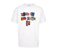 MT Upscale Maglietta 'Hate it or Love it' colori misti / bianco Donna MT Upscale XXL colori misti / bianco