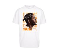 MT Upscale Maglietta 'K-Dot' marrone / arancione / nero / bianco Uomo MT Upscale 5XL