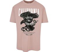 MT Upscale Maglietta La Familia Oversize Tee Duskrose L Rosa