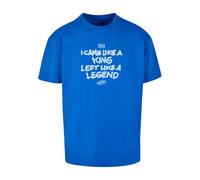MT Upscale Maglietta 'Like A Legend' blu cobalto / bianco Uomo MT Upscale XXXL