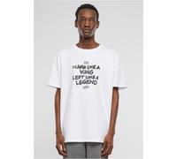 MT Upscale Maglietta Like A Legend Oversize Tee MT3120 XS Bianco