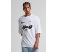 MT Upscale Maglietta Motorsport Heavy Oversize Sleeve Tee MT3191 XL Bianco