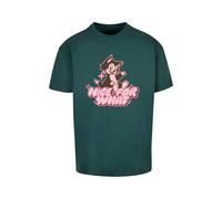 MT Upscale Maglietta 'Nice for what' marrone / verde scuro / rosa chiaro Uomo MT Upscale M
