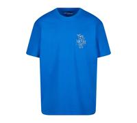 MT Upscale Maglietta 'Not Like Us' blu / blu scuro / grigio / grigio chiaro Uomo MT Upscale 4XL