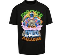 MT Upscale Maglietta Paradise Oversize Tee Nero M Nero