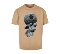 MT Upscale Maglietta 'Play God' beige / grigio / nero Uomo MT Upscale L beige / grigio / nero