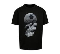 MT Upscale Maglietta 'Play God' grigio / nero / bianco Uomo MT Upscale XL grigio / nero / bianco
