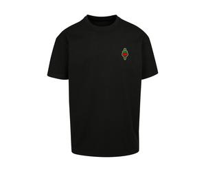 MT Upscale Maglietta 'Santa Monica' crema / giallo / verde / nero Uomo MT Upscale XL