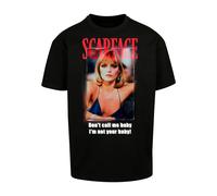 MT Upscale Maglietta 'Scarface Don't Call Me Baby' navy / rosso / nero / bianco Uomo MT Upscale 5XL