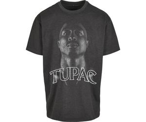 MT Upscale Maglietta Tupac Up Oversize Tee Charcoal L Grigio