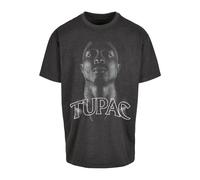 MT Upscale Maglietta Tupac UP Oversize Tee MT1921 Charcoal-5XL 5XL Grigio