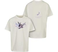MT Upscale Maglietta Vive La Liberté Oversize Tee 4XL Bianco