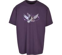 Mister Tee Vive la Liberte Oversize Tee, T-shirt, Uomo, Viola (Purplenight), XXL