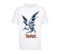 Mister Tee Maglietta A Maniche Corte Yu-ghi-oh Blue Eyes White Dragon Heavy Oversize