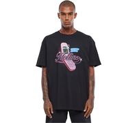MT Upscale Mister Maglietta Hotline Oversize Tee, 100% Cotone, Black, XS T-Shirt, Nero, Unisex-Adulto