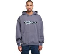MT Upscale Mt3003-cagedchrome Ultra Heavy Oversize Hoodie Maglia di Tuta, Blu Vintage, XXL Uomo