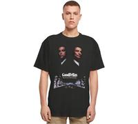 MT Upscale Mister Tee Goodfellas - Maglietta da Uomo, Oversize, con Stampa, Maglietta da Uomo, Oversize, Streetwear, Nero, M