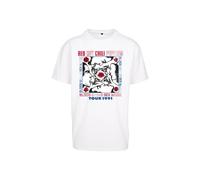 Mister Tee Maglietta a maniche corte Red Hot Chilli Peppers Oversize Bianco S Uomo