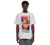 MT Upscale Mt3004-scarface Don't Call Me Baby Heavy Oversize Tee T-Shirt, Bianco, M Uomo