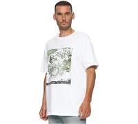 MT Upscale Mister Tee Rage Against The Machine Oversize Tee da Uomo, Bianco, XXL Plus Tall