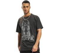 MT Upscale Tupac Up Mt1921-Maglietta Oversize T-Shirt, Carbone, M Uomo