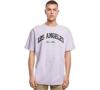 MT Upscale Mt2462-l.a. College Oversize Tee T-Shirt, Lilla, XS Unisex-Adulto