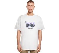 MT Upscale Mt3019-fu Heavy Oversize Tee T-Shirt, Bianco, L Uomo