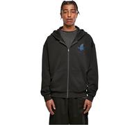 Mister Tee Felpa Con Cappuccio Grid Head Butterfly Oversize