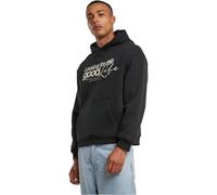 MT Upscale Mt3418-for The Good Fluffy Hoody Maglia di Tuta, Nero, M Uomo