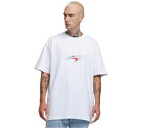 MT Upscale Mt3527-boulevard Barbès Oversize Tee T-Shirt, Bianco, S Uomo