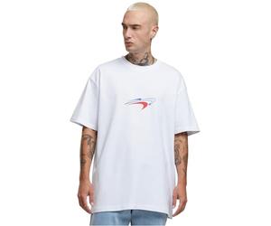 MT Upscale Mt3527-boulevard Barbès Oversize Tee T-Shirt, Bianco, S Uomo